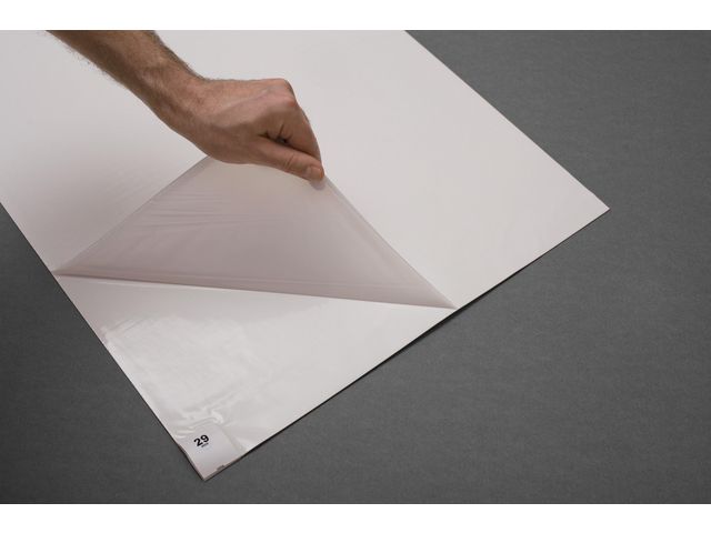 Klibbmatta 60x115 cm vit 8x30 ark