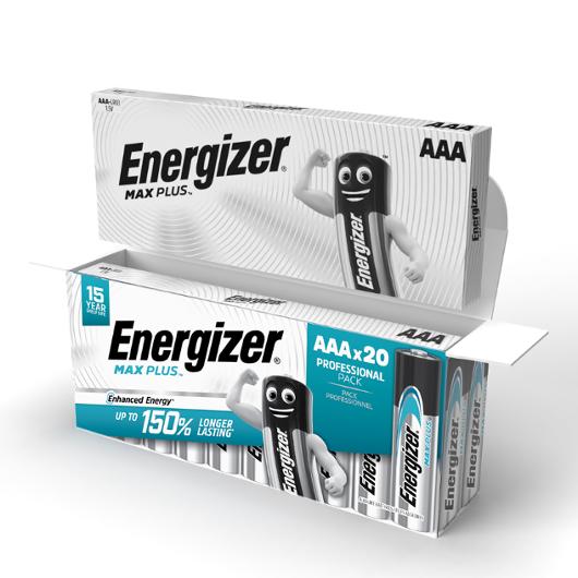 Batteri ENERGIZER Max Plus AAA 20/fp