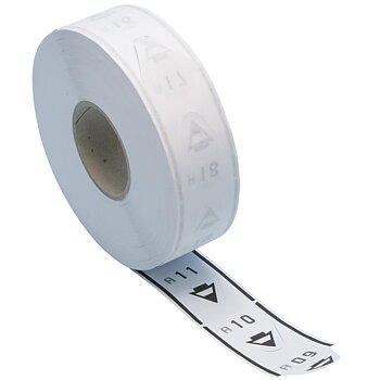 Köbiljett T80 40x75 mm vit