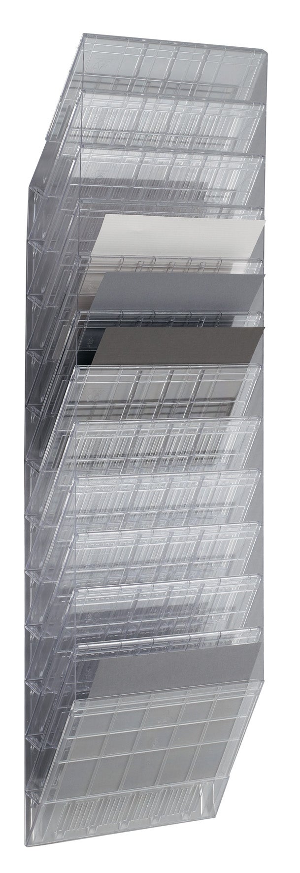 Flexifack 12-fack liggande transparent