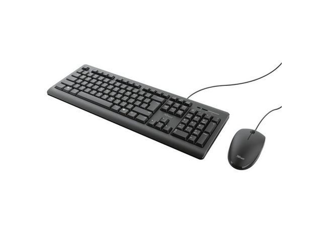 Tangentbord+Mus TRUST TKM-250 Kabel