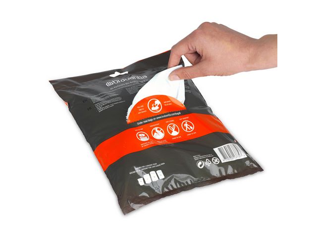 Insatspåse B BRABANTIA 5L vit 40/fp