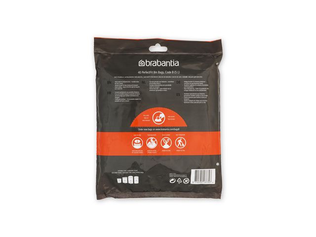 Insatspåse B BRABANTIA 5L vit 40/fp