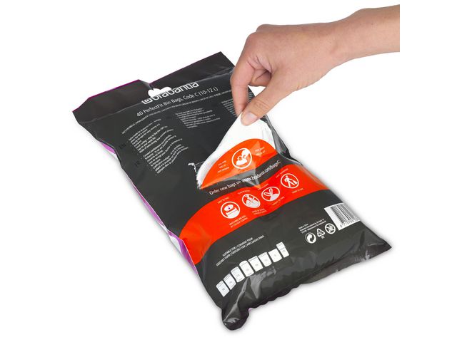 Insatspåse C BRABANTIA 10-12L vit 40/fp