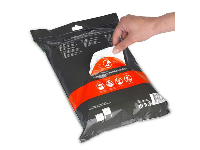 Insatspåse R BRABANTIA 36L vit 40/fp