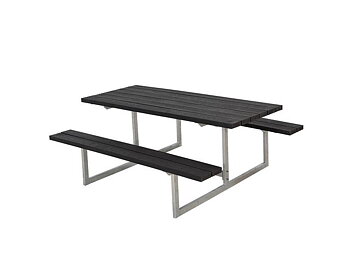 Bänkset Basic plast svart