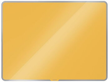 Glastavla LEITZ Cosy gul 80x60cm