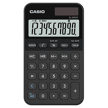 Miniräknare Casio SL-310YC svart