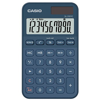 Miniräknare Casio SL-310YC blå