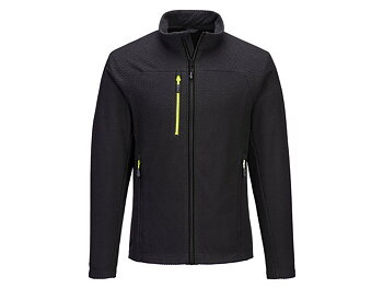 Fleecetröja text zip PW EV480 svart M