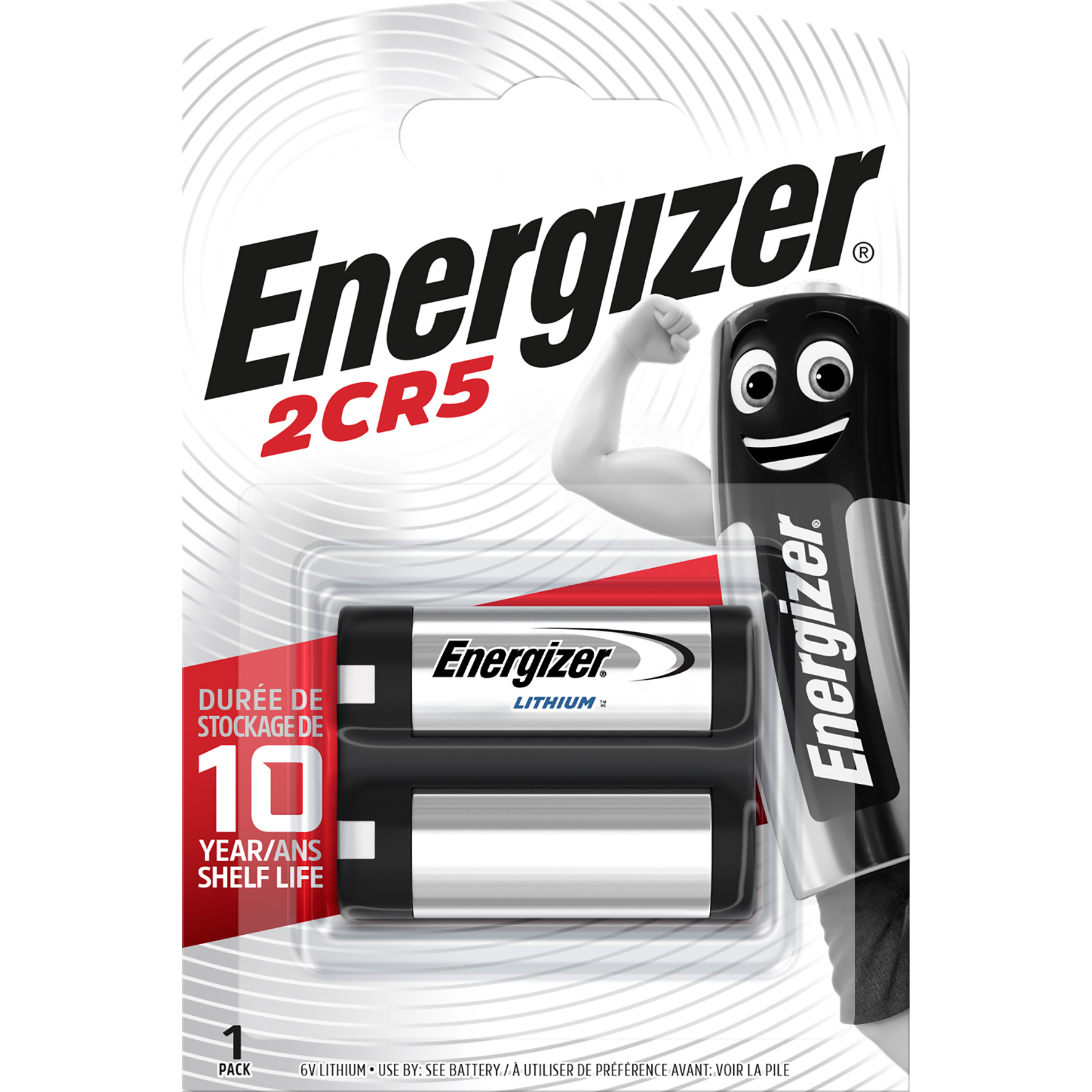 Batteri Lithium 2CR5 1-pack