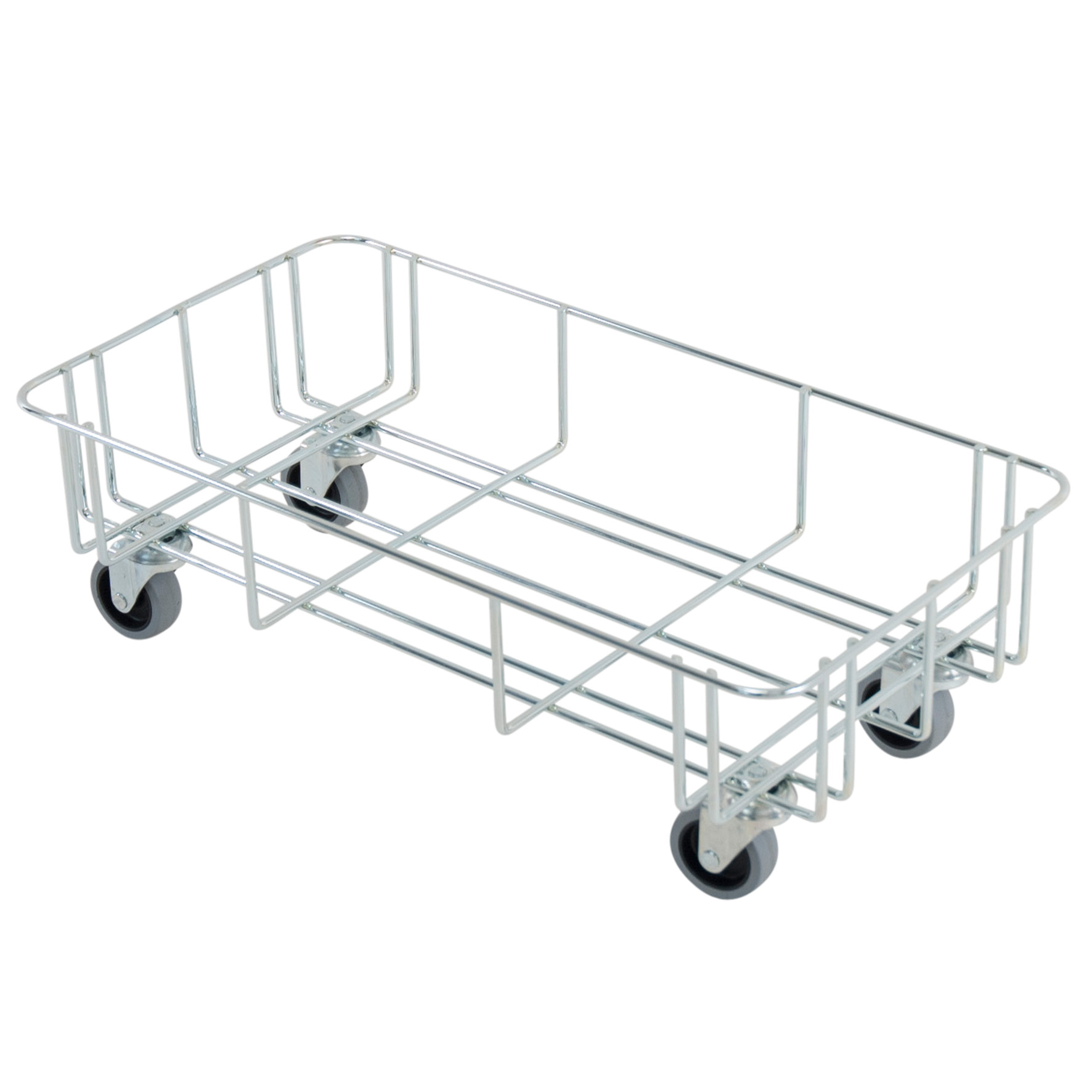 Trådvagn för 60 L kärl zink