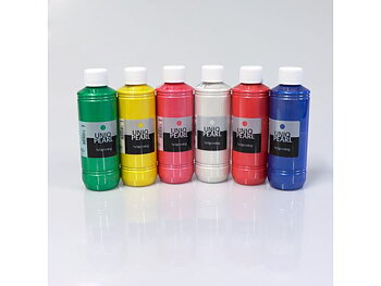 Hobbyfärg pärlemor 6x250ml