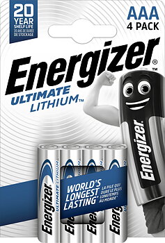Batteri Lithium AAA FR03 4p