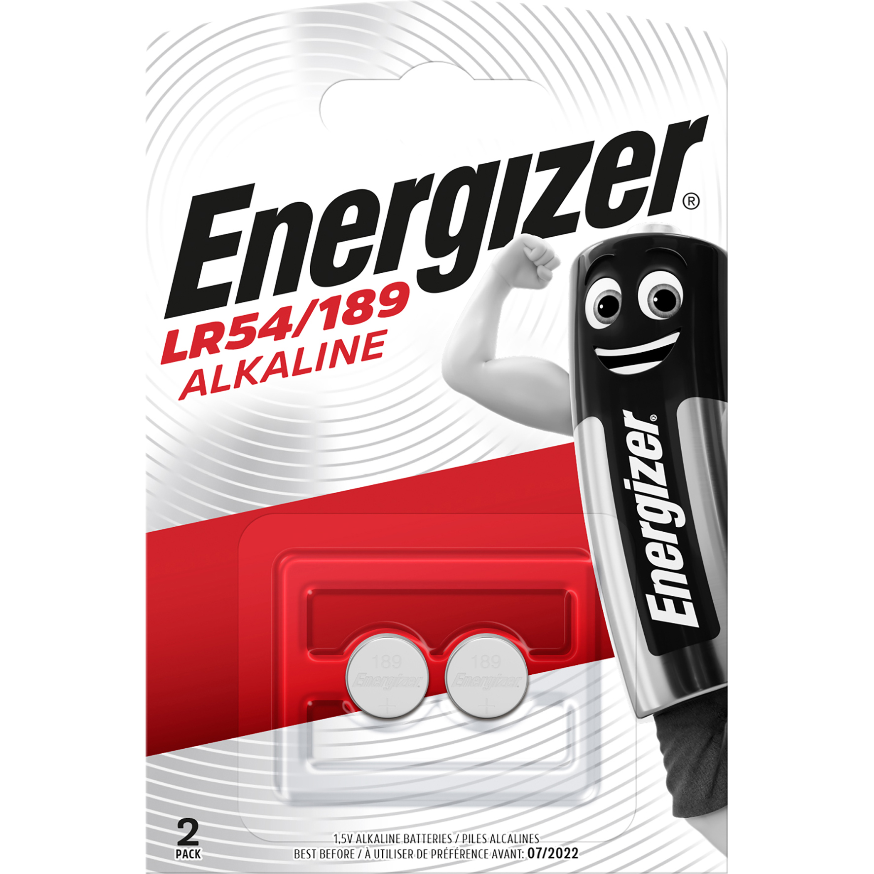 Batteri Alkaliskt LR54 2-pack