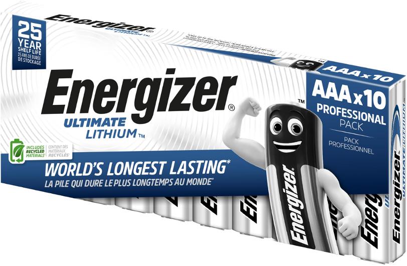 Energizer Batteri Lithium AAA FR03 10-pack