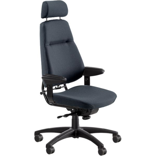 Kontorsstol Sverigestolen 814 XL Komplett svart