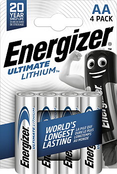 Batteri Lithium AA FR6 4p