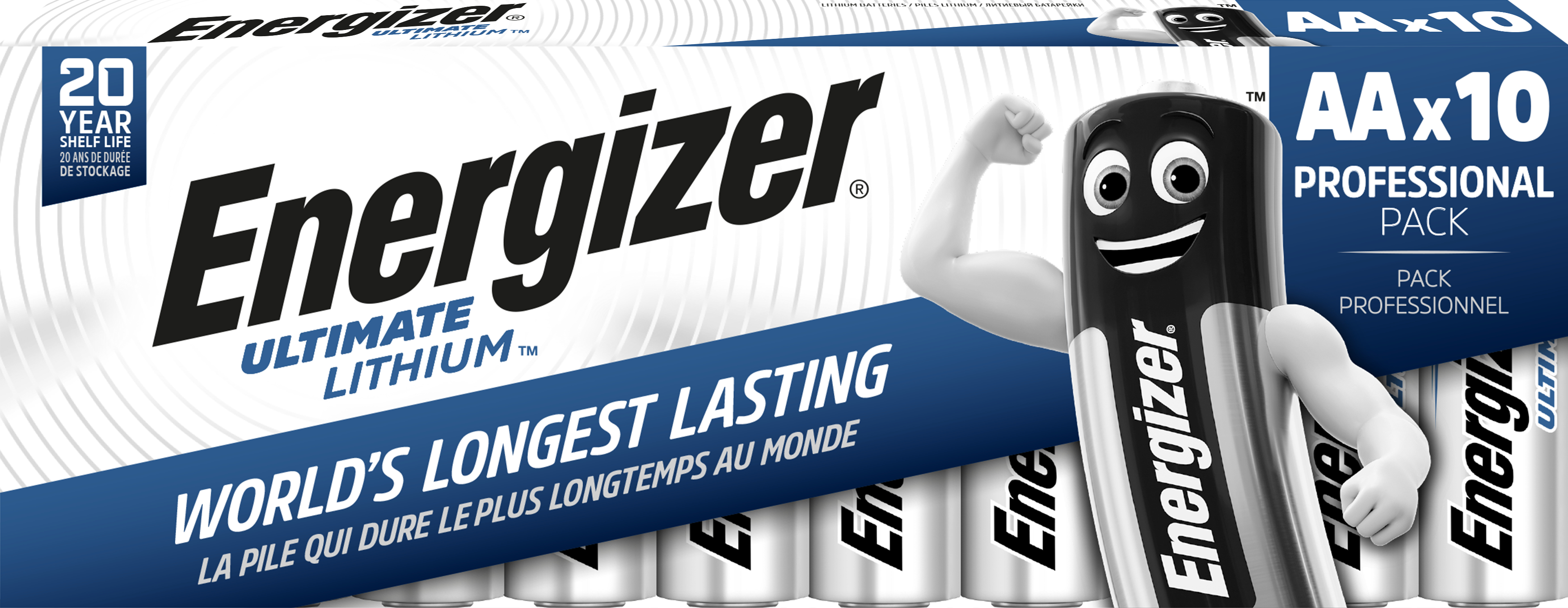 Energizer Batteri Lithium AA FR6 10-pack