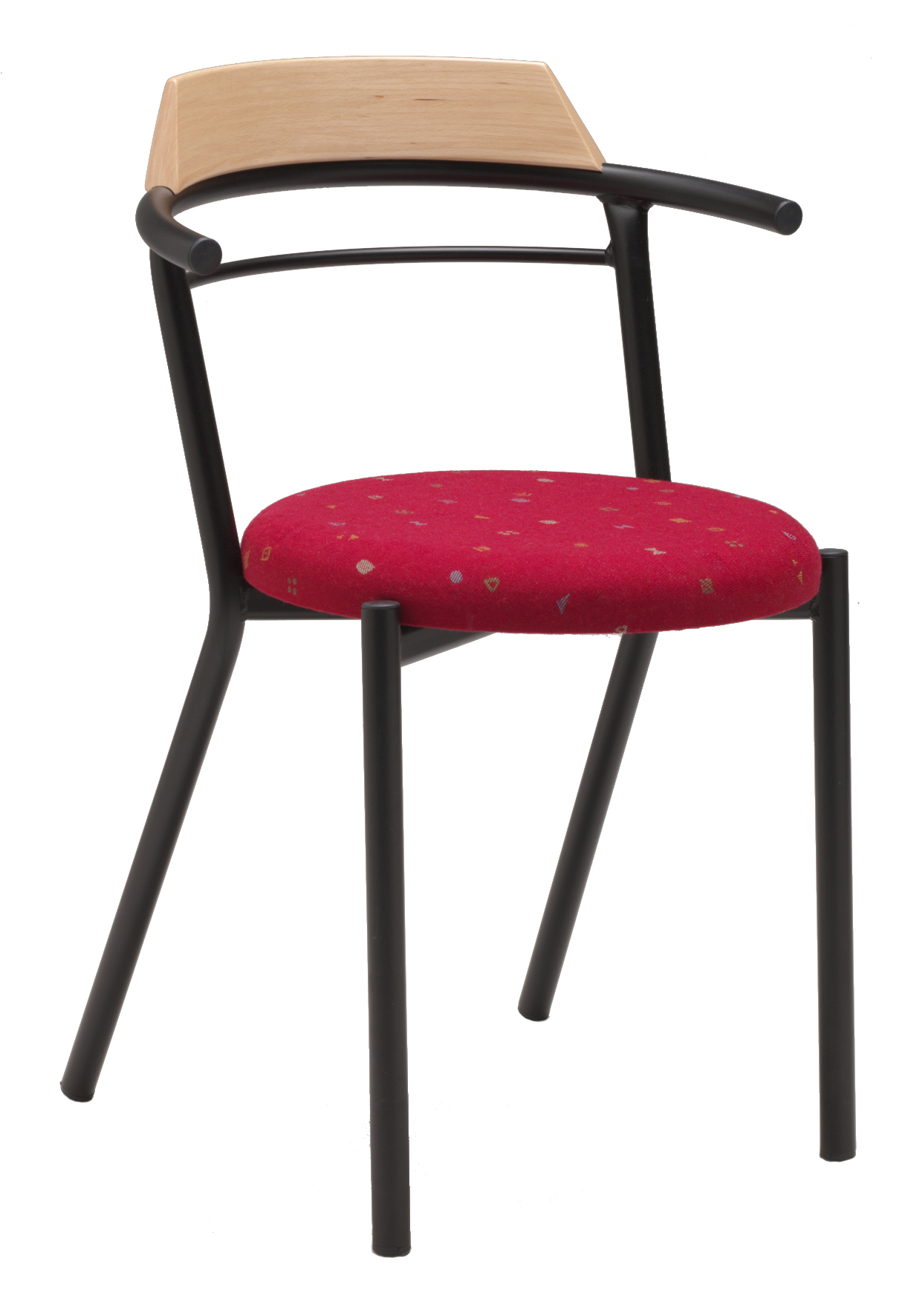 Stol Stålis röd Lanab
