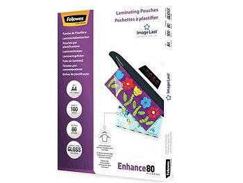 Laminat FELLOWES A4 80mic klar 100/fp