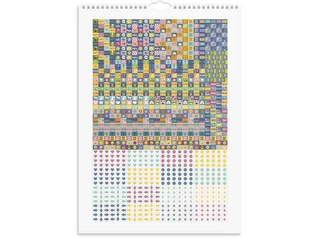Väggkalender Doodle 2026