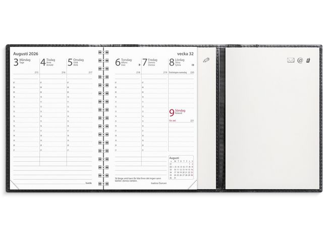Kalender Prestige de luxe 2026 svart