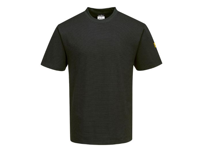 T-shirt PORTWEST AS20 ESD svart