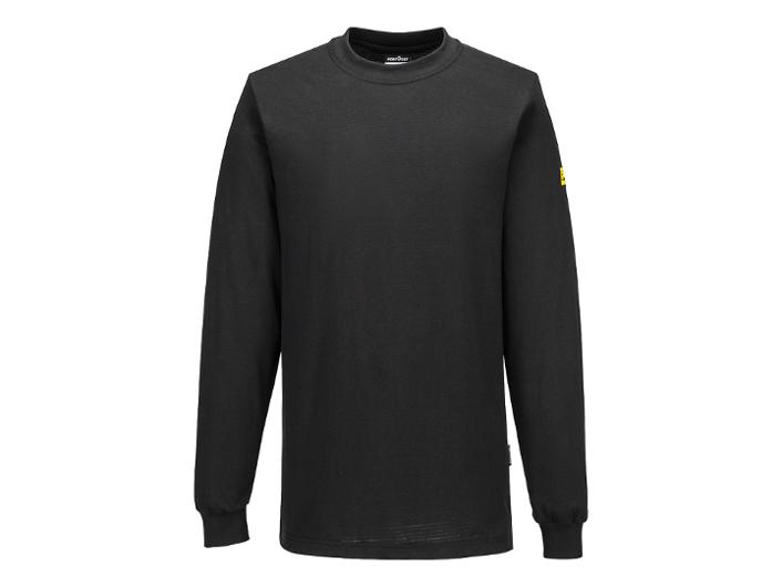 T-shirt Lä PORTWEST AS22 ESD svart XL
