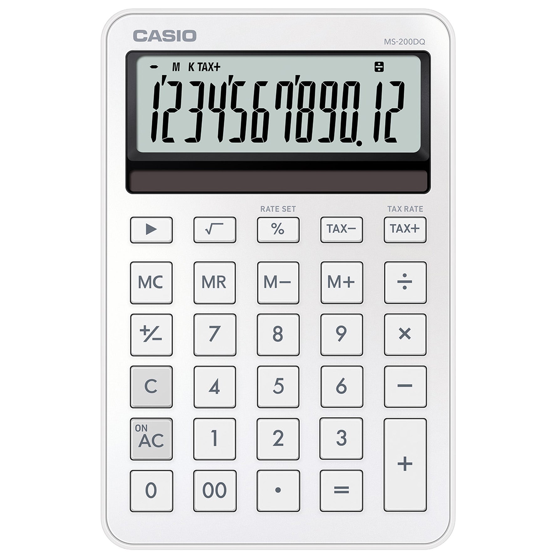 Bordsräknare Casio MS-200DQ vit