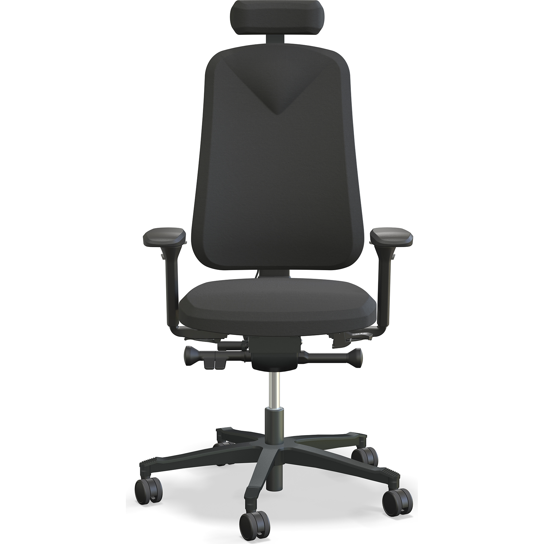 Kontorsstol Höganäs 390 komplett svart