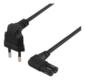 Apparatkabel Vinklad 2m
