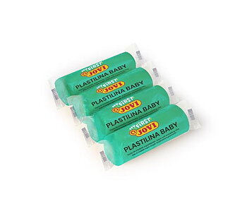 Modellera PLASTILINA Baby 18x38g grön