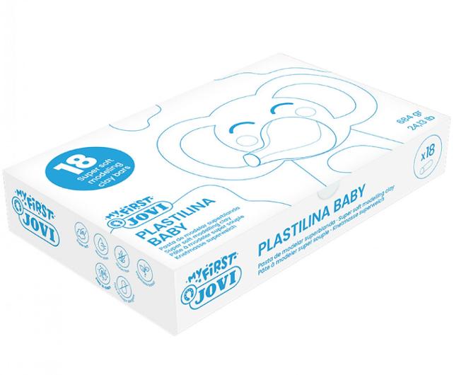 Modellera PLASTILINA Baby 18x38g grön