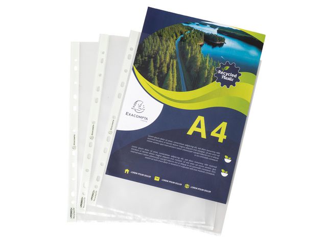 Plastficka A4 återvunnen PP 06 100/fp