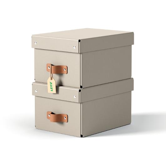 Förvaringslåda Leitz Puro 7L beige 2/fp