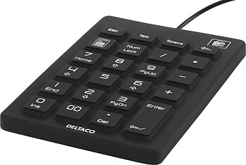Tangentbord Numeriskt IP68 sv.