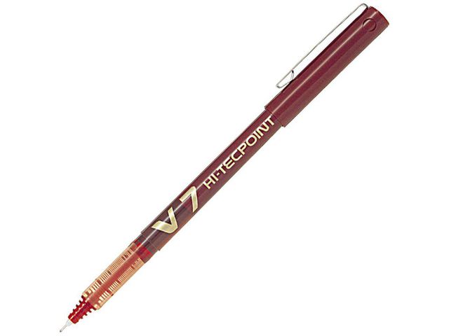Bl&auml;ckkulpenna PILOT Hi-Tec V7 0,7 r&ouml;d
