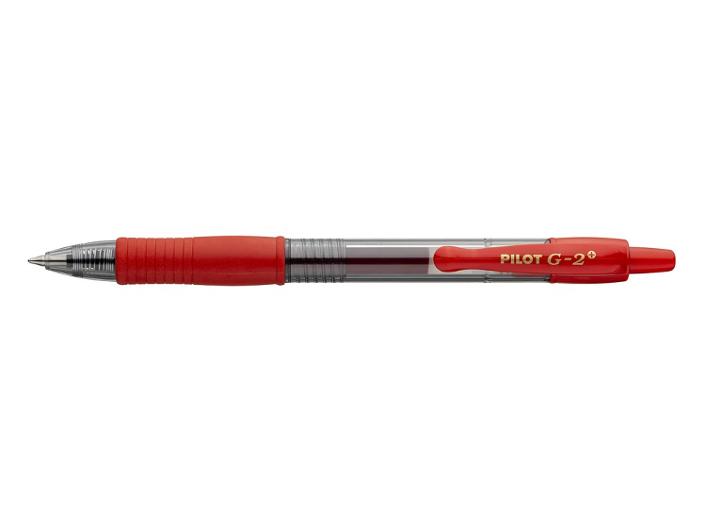 Gelpenna PILOT G2 Plus 0,7 röd