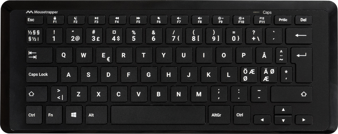 Tangentbord Mousetrapper TypeMini trådat