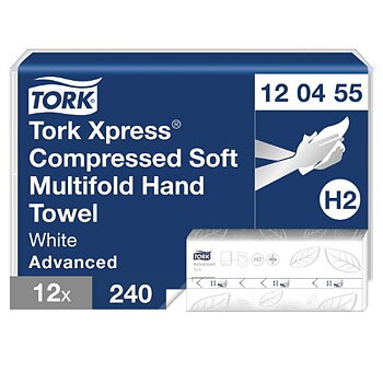 Handduk TORK Adv H2 Xpress Komp. 2880/fp
