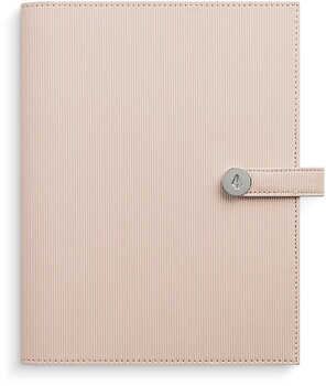 Kalender 2027 Business A5 beige konstläder Burde