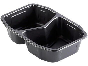 Duniform 2-f PP 940ml Svart 312/FP
