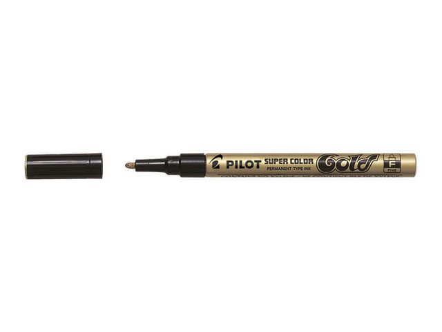 Märkpenna PILOT Super Color F guld