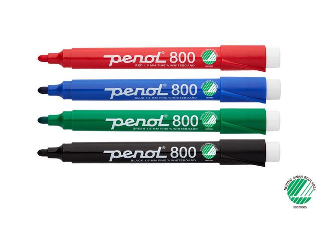 Whiteboardpenna PENOL 800 rund blå