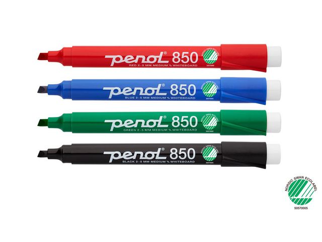 Whiteboardpenna PENOL 850 sned röd