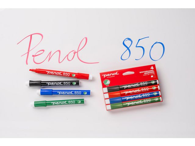 Whiteboardpenna PENOL 850 sned röd