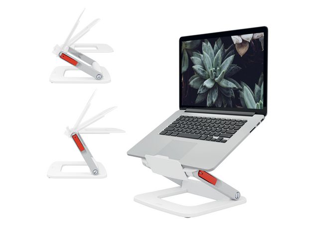 Laptopstativ Ergo vinklar vit