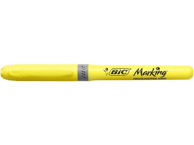 Överstrykningspenna BIC Grip Gul