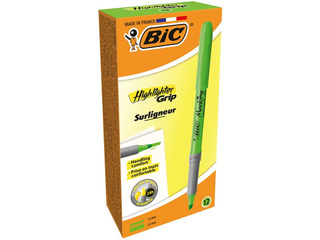 Överstrykningspenna BIC Grip Grön